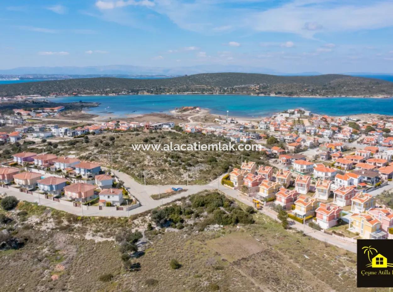 Grundstück Zum Verkauf Mit Doppelresidenzen In Çeşme Reisdere