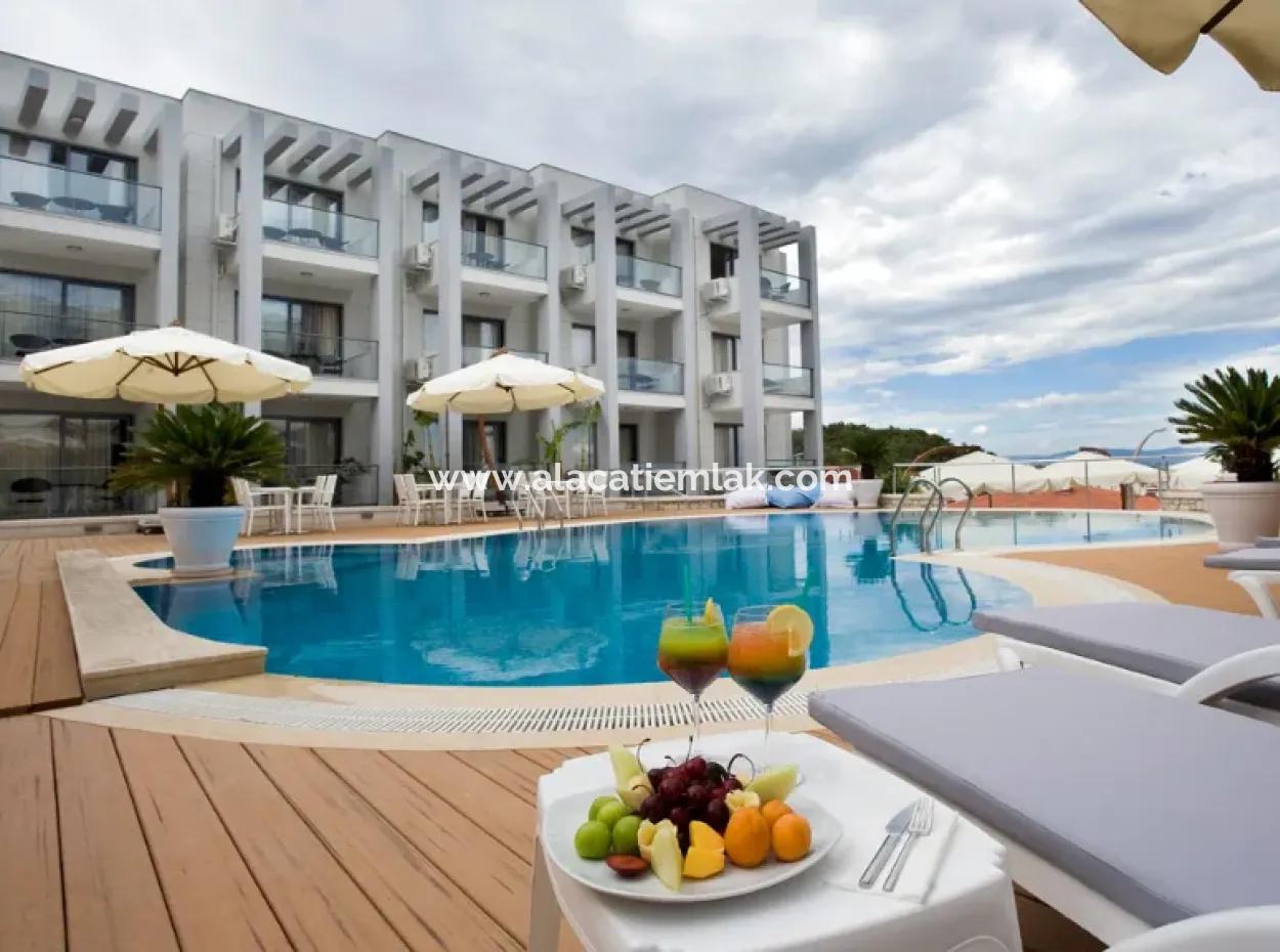 Residenzwohnung Mit Pool Zur Monatlichen Miete Im Zentrum Von Cesme