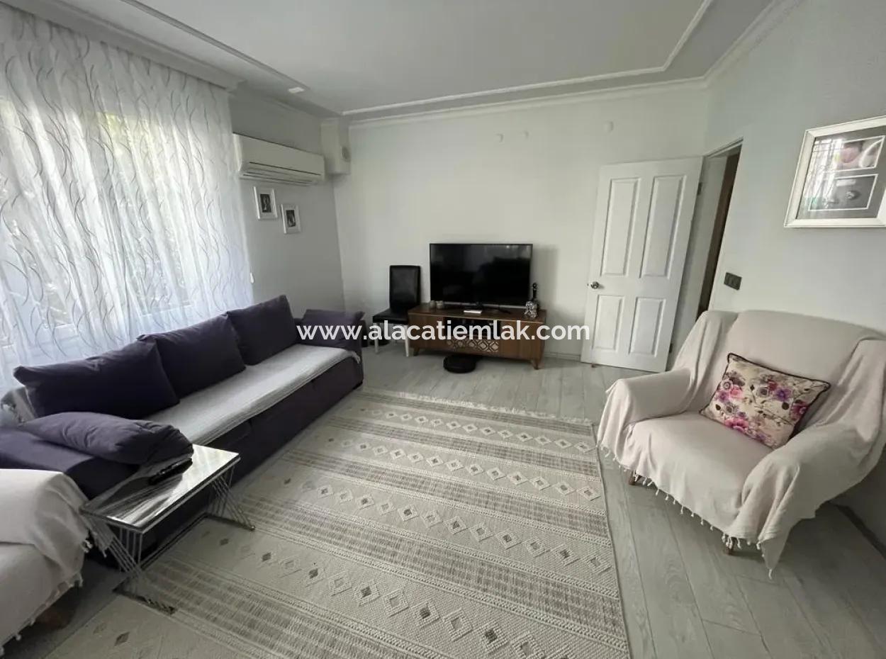 Grosse Gartenetage In Der Nähe Von Cesme Marina Saisonmiete 2 1 Wohnung