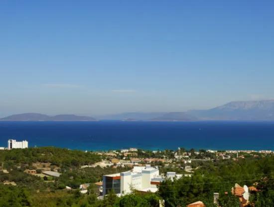 Çeşme Boyalik Rtlarinde Full Deniz Manz. Villa Mit Freistehendem Pool
