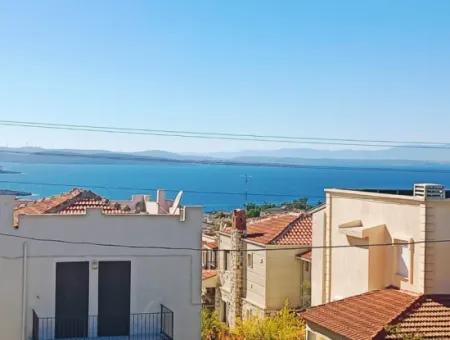 Çeşme'de Deniz Görür Zu Verkaufen 3 1 Freistehende Villa