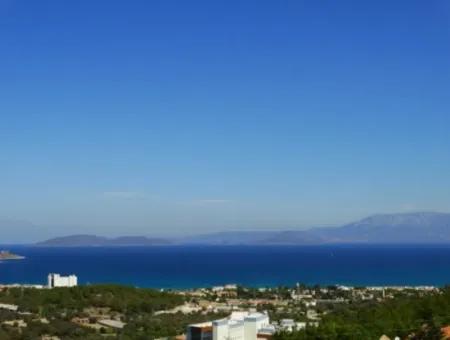 Çeşme Boyalik Rtlarinde Full Deniz Manz. Villa Mit Freistehendem Pool