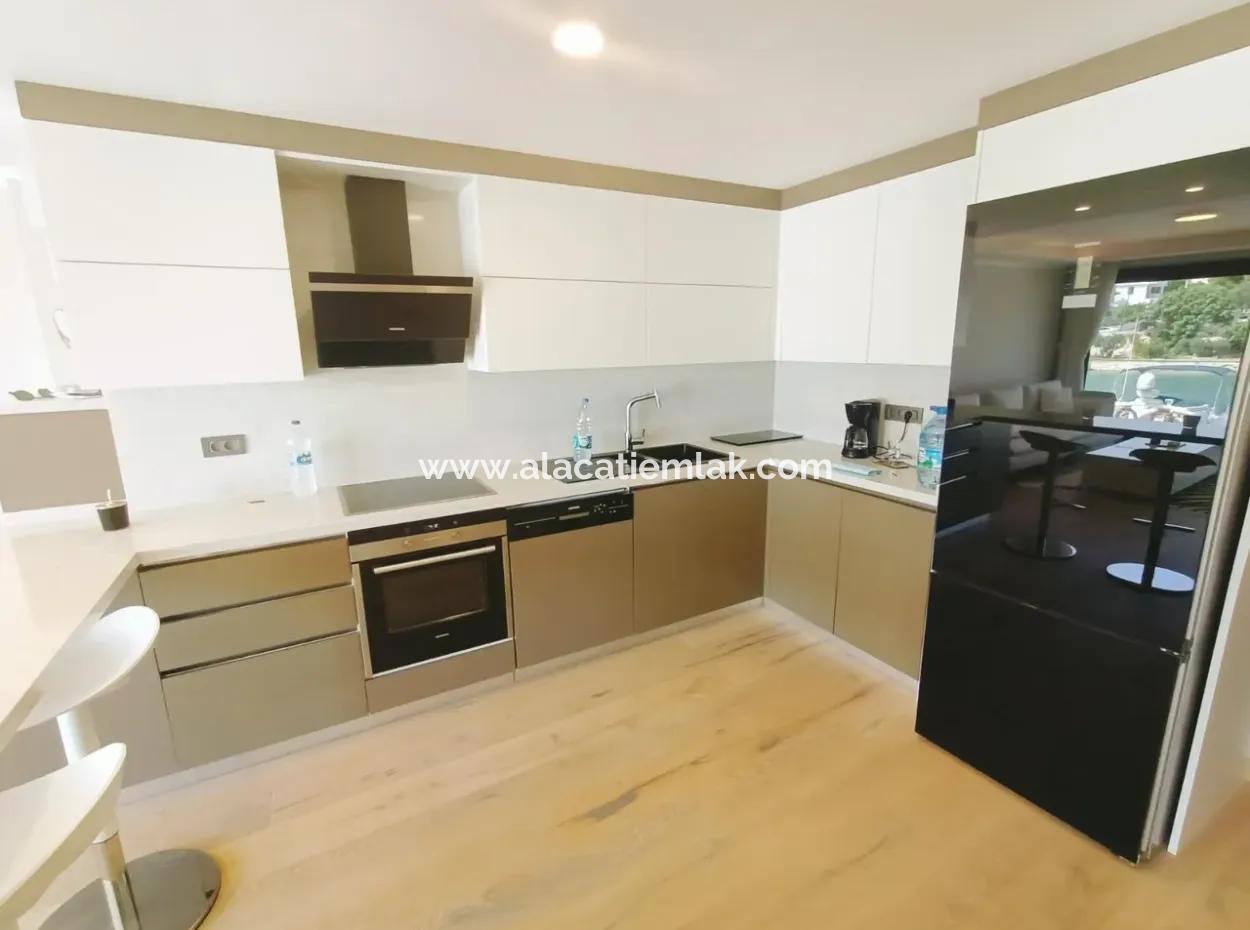 Double Double Apartment With Zero Sea View In Cesme Dalyan