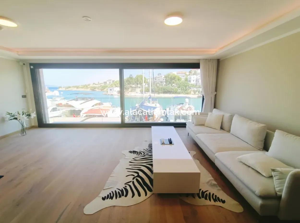 Double Double Apartment With Zero Sea View In Cesme Dalyan