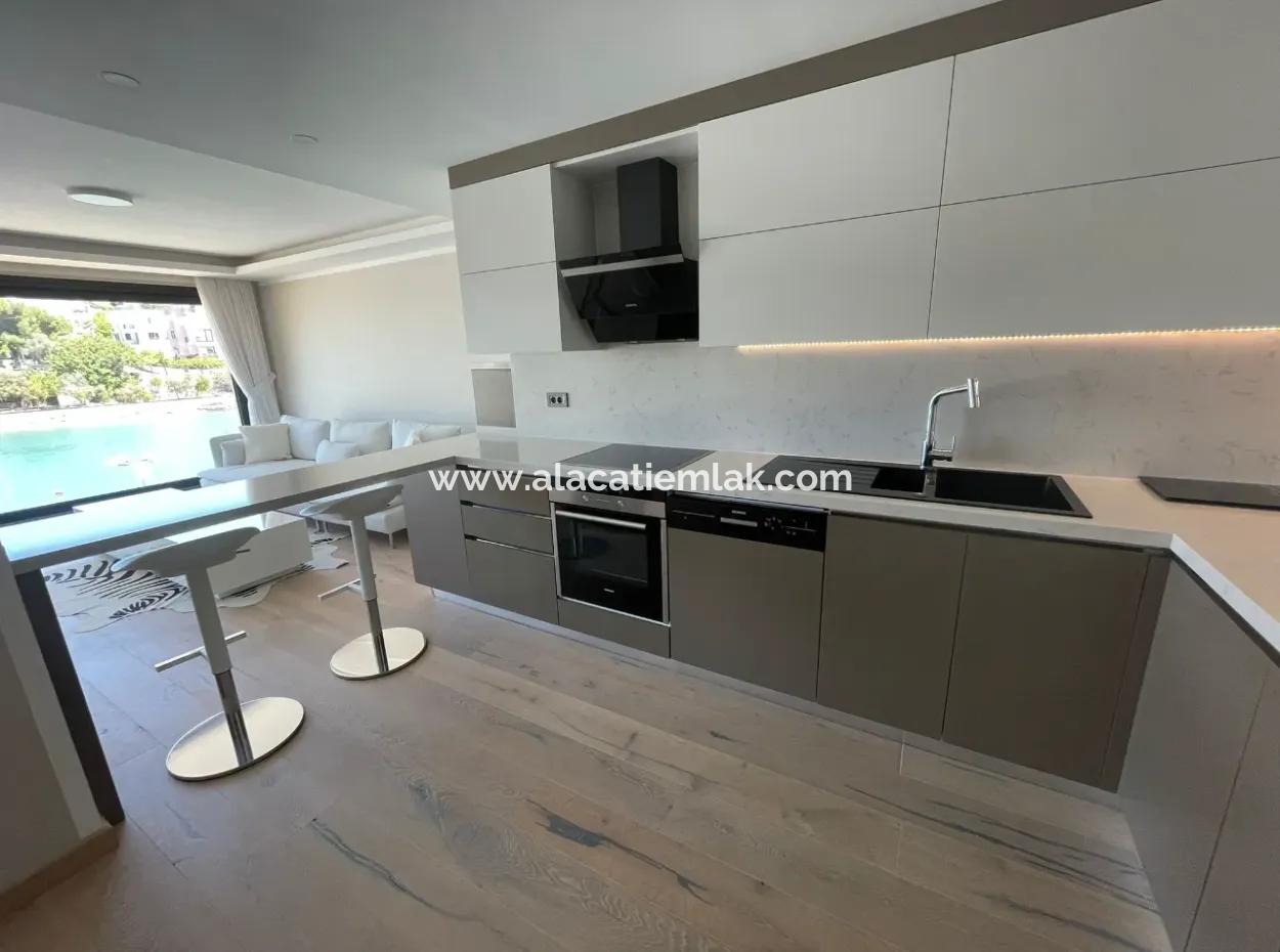 Double Double Apartment With Zero Sea View In Cesme Dalyan