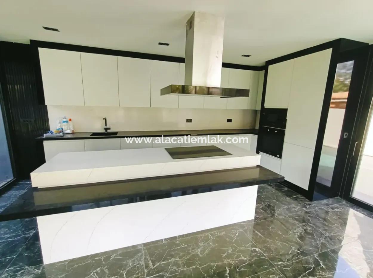 Zero Villa With Single Detached Pool For Sale In Çeşme Alacati