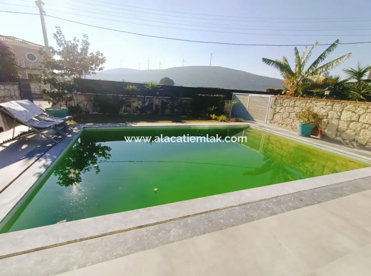 Villa With Detached Pool For Sale In Çeşme Alacati