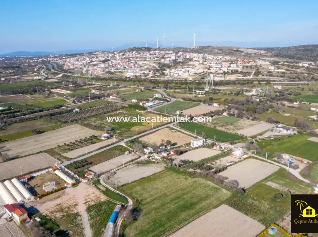 12 Acres Of Land For Sale In Çeşme Ovacik