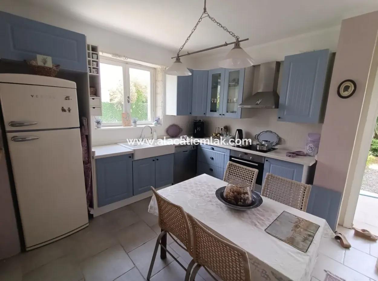 Close To Cesme Ayayorgiye Monthly Rental Detached Pool 3 1 Villa