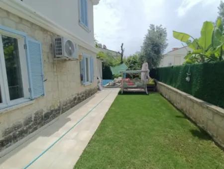 Close To Cesme Ayayorgiye Monthly Rental Detached Pool 3 1 Villa