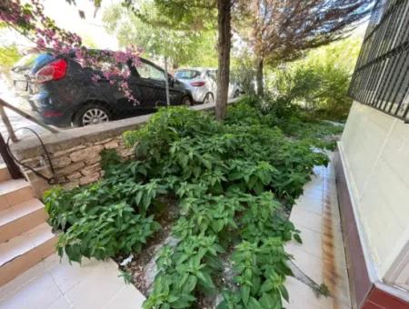 2 1 Garden Floor Apartment For Sale Near Cesme Marina