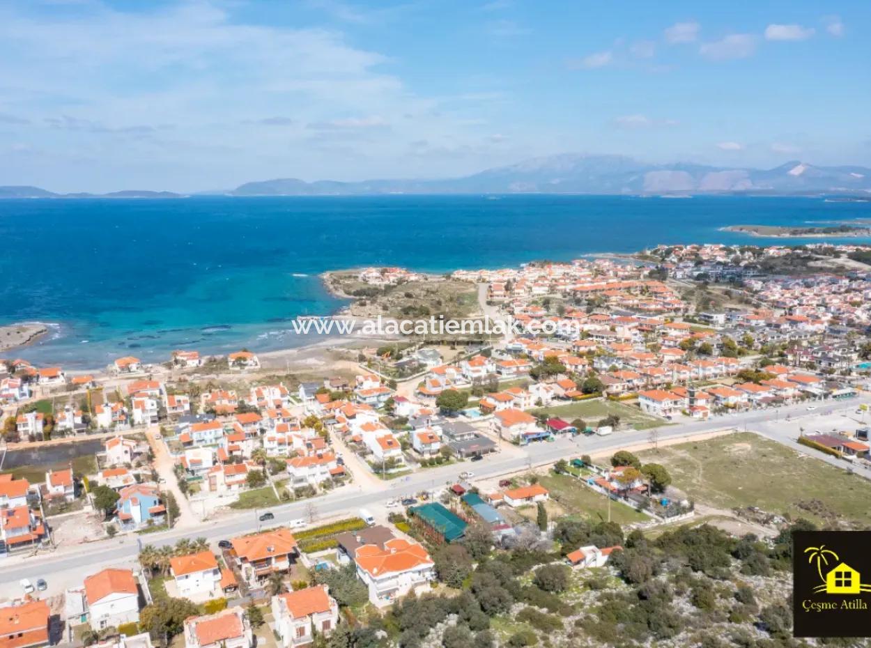 Çeşme Şifne'de Satılık İkiz Konut İmarlı Arsa