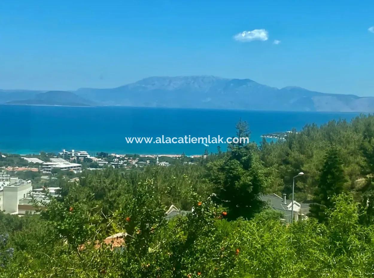 Çeşme Boyalık Sırtlarında Full Deniz Manz.müstakil Havuzlu Villa