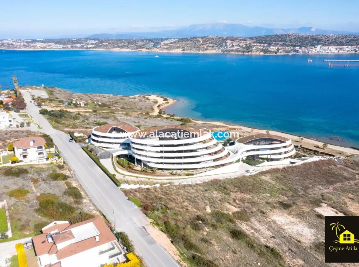 Çeşme Folkart Hill's Te Denize Sıfır 1+1 Aylık Kiralık Residence