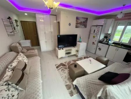 Çeşme Dalyan'da 1+1 Eşyalı Sezonluk Kiralık Daire