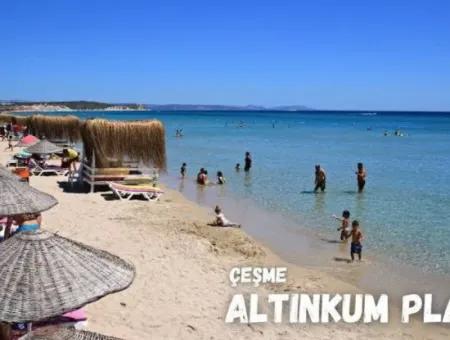 Çeşme Altınkum'da Full Deniz Manz. Tam Müstakil Villa